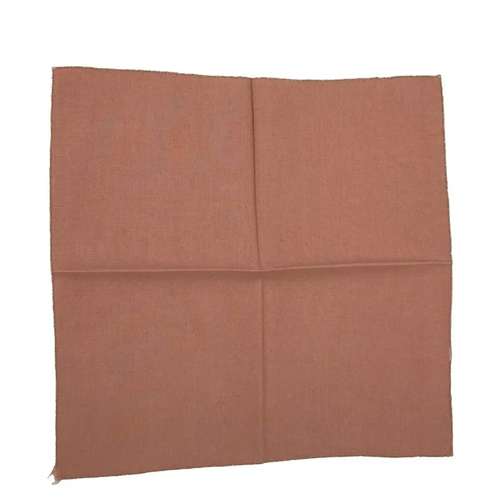 4 Vintage Dusty Rose Pink Luncheon Cocktail Linen Napkins